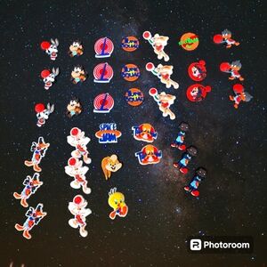 Space Jam Jibbits/Charms set, NWT Pick 10 pcs